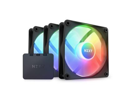 Triple fan pack NZXT F120 RGB Core, 3 x 120mm + RGB Controller