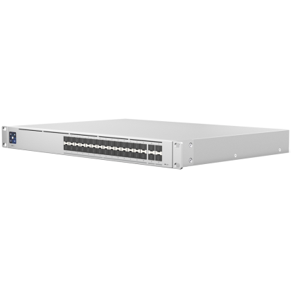 UBIQUITI Hi-Capacity Aggregation; (28) porturi 10G SFP+; (4) porturi 25G SFP28; Pregătit pentru alimentare de rezervă; Comutarea stratului 3.