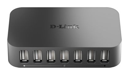 Hub USB, 7 porturi, D-LINK-DUB-H7-E