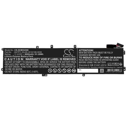 Baterie laptop DELL XPS 15 9560 Precision 5520 CS-DEM552NB 11.4V 8000mAh CAMERON SINO