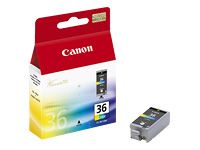 Cartuș de cerneală CANON CLI-36 tricolor capacitate standard 12 ml 249 pagini 1 pachet