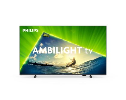 Philips TV 43PUS8209/12, 43" 4K Ultra HD QLED, 3840x2160, DVB-T/T2/T2-HD/C/S/S2, 60Hz, Ambilight 3, Pixel Precise UHD, HDR+, Titan OS, Dolby Atmos, VRR, 3*HDMI, 2*USB, 802.11n, 20W RMS, negru