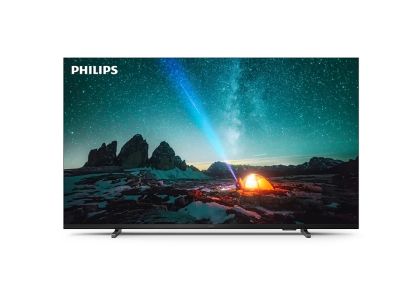 Philips TV 55PUS7609/12, 55 inchi UHD HD LED, 3840 x 2160, DVB-T/T2/T2-HD/C/S/S2, Pixel Precise Ultra HD, HDR+, HLG, Smart TV cu nou sistem de operare, Dolby Vision, Atmos HDMI, VRR, 2* USB, Cl+, 802.11n, Lan, 20 W RMS, negru