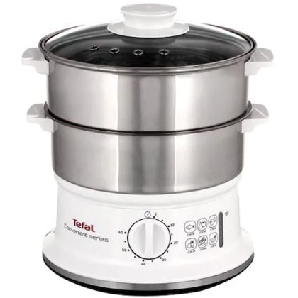 Aparat de gatit cu abur Tefal VC145130, seria Convenient alb