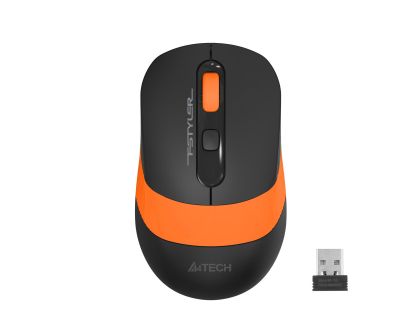 Mouse optic A4tech FG10S Fstyler, negru/portocaliu