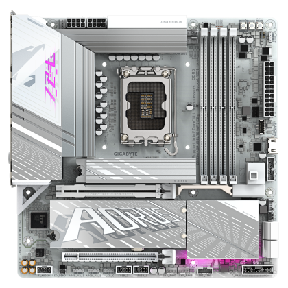 Placa de baza GIGABYTE Z890M AORUS ELITE WIFI 7 ICE, LGA 1851