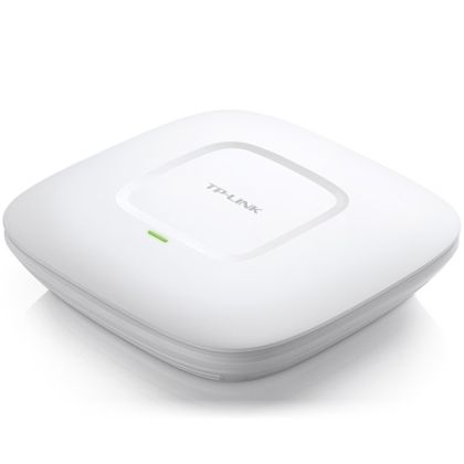 TP-Link EAP225 AC1350 Wireless MU-MIMO Gigabit Ceiling Mount Access Point, 450Mbps la 2.4GHz + 867Mbps la 5GHz, 802.11a/b/g/n/ac, 1 G LAN, 802.3af PoE, centralizarea sarcinii, management al benzii, Echilibru, Limită de rată, Portal captiv, 4 in.Ant., Tava