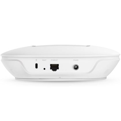 Punct de acces wireless TP-Link EAP245 AC1750 cu bandă dublă Gigabit cu montare pe plafon, 450Mbps la 2,4GHz + 1300Mbps la 5GHz, 1 x G LAN,802.3at PoE Supp., management centralizat, direcție bandă, echilibru de încărcare, limită de viteză,6 Suport pe tava