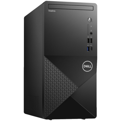 Dell Vostro 3030, Intel Core i3-14100 (4C, 8T, 12B cache), 8GB (1x8GB) DDR5, 512GB M.2 SSD, grafică UHD 730, fără DVD+/-RW, WiFi+BT, BG KBD, mouse, Ubuntu , 3Y ProSupport