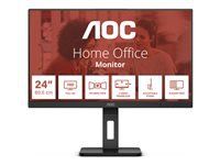 AOC 24E3QAF 23,8 inchi WLED 1920x1080 IPS 75Hz negru HDMI