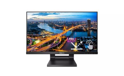 Monitor Philips 222B1TC/00, 21.5" Touch (anti-reflecție), IPS, WLED, 1920x1080@75Hz, 4ms GTG, 250cd m/2, 1000:1, DCR 50M:1, Adaptive Sync, FlickerFree, Low Bluex2 , Înclinare, Ajustare înălțime, D-SUB, HDMI, DP, hub USB