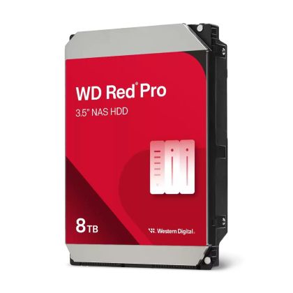 Western Digital Red Pro 8TB NAS, 3.5", 256MB, 7200RPM, WD8005FFBX