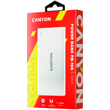 CANYON power bank PB-106 10000 mAh White