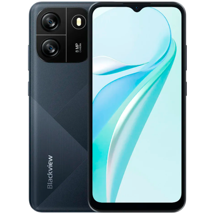 Blackview WAVE 6C 2GB/32GB, 6.5 inch HD+ 720x1600 20:9, Octa-core, 5MP față/8MP, baterie 5100mAh, tip C, Android 13, SIM dual, slot pentru card SD, încărcare cu fir de 30W,Negru