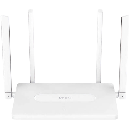 Router Wi-Fi dublă bandă Imou AC1200, Wifi 5, bandă duală 2,4 GHz și 5 GHz, 4 antene externe de 5 dBi, 1 WAN 100 Mbps, 3 LAN 100 Mbps