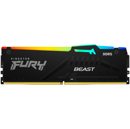 Kingston 64 GB 5600 MT/s DDR5 CL36 DIMM (Kit de 2) FURY Beast RGB EXPO, EAN: 740617331929