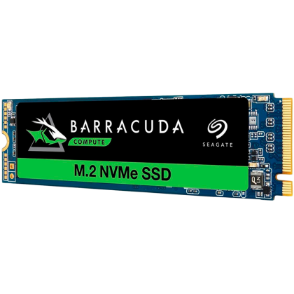 Seagate® BarraCuda™ PCIe, 500GB SSD, M.2 2280 PCIe 4.0 NVMe, Read/Write: 3,600 / 2,400 MB/s, EAN: 8719706434584