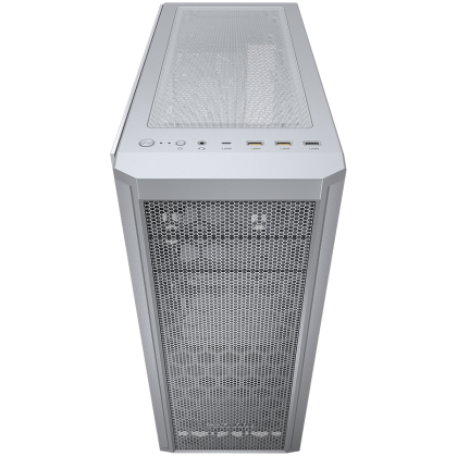 COUGAR MX330-G Pro White, Turn Mid, MiniITX/MicroATX/ATX, USB 3.0 x 2, USB 2.0 x 2, Microfon x 1 / Audio x 1, Buton RGB, 3x ventilatoare ARGB de 120 mm preinstalate, Sticlă securizată, 195 x 473 x 427 (mm)