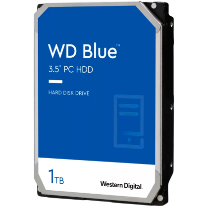 Desktop WD Blue HDD (3,5", 1TB, 64MB, SATA III-600)