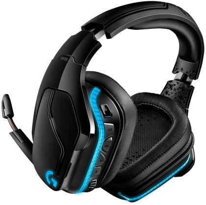 Căști fără fir pentru jocuri LOGITECH G935 LIGHTSYNC 7.1 - NEGRU