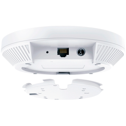 AX3000 Ceiling Mount Dual-Band Wi-Fi 6 Access Point PORT:1× Gigabit RJ45 PortSPEED:574Mbps at 2.4 GHz + 2402 Mbps at 5 GHzFEATURE: 802.3at POE and 12V DC, 2×Internal Antennas, 160MHz Supported, MU-MIMO, Seamless Roaming, Band Steering, etc.