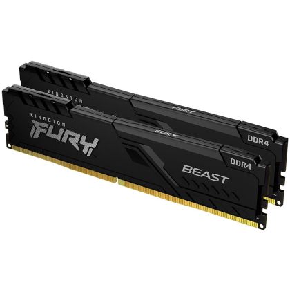 Kingston 64 GB 3600 MT/s DDR4 CL18 DIMM (Kit de 2) FURY Beast Black, EAN: 740617319729