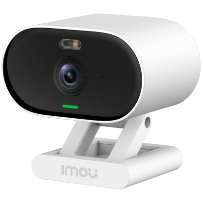 Imou Versa, cameră IP Wi-Fi, 2MP, 1/2.8" CMOS, H.265/H.264, până la 30fps, obiectiv fix de 2.8mm, FOV: 97°, zoom digital 8x, IR până la 20m, micro SD până la 256 GB, convorbire în două sensuri, sirenă de securitate 110 dB, detecție umană, IP 65.