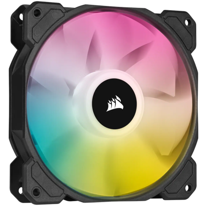 Corsair SP Series, SP120 RGB ELITE, 120mm RGB LED Fan with AirGuide, Single Pack