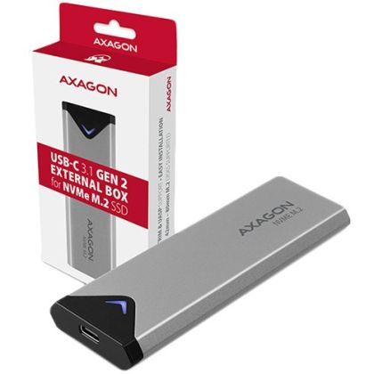 AXAGON EEM2-UG2 USB-C 3.1 Gen 2 - M.2 NVMe SSD 42-80 mm kutu