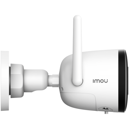 Imou Bullet 2C, cameră IP Wi-Fi, 2MP, 1/2.8" CMOS progresiv, H.265/H.264, 25fps@1080, obiectiv 2.8mm, câmp vizual 102°, IR până la 30m, zoom digital 16x, 1xRJ45 , Micro SD de până la 256 GB, microfon încorporat, mișcare și detecție umană, IP67.