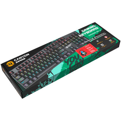 Wired black Mechanical keyboard With colorful lighting system104PCS rainbow backlight LED,also can custmized backlight,1.8M braided cable length,rubber feet,English layout double injection,Numbers 104 keys,keycaps,0.7kg, Size 429*124*35mm