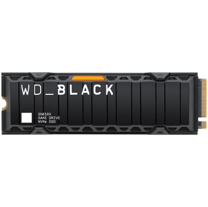 WD Black 1TB SN850X NVMe SSD PCIe Gen4 x4 M.2 extrem de rapid cu radiator intern, ambalat unic