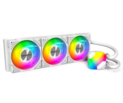 Montech Hyper Flow ARGB 360, CPU Liquid Cooler, White