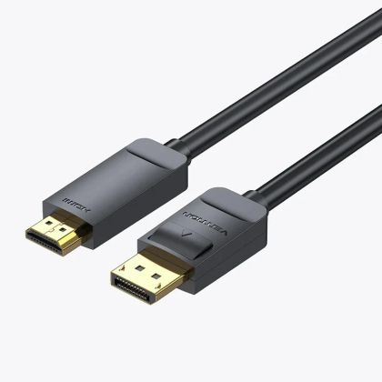 Cablu Vention Cablu DisplayPort la HDMI 3.0m - 4K, placat cu aur - HFOBI