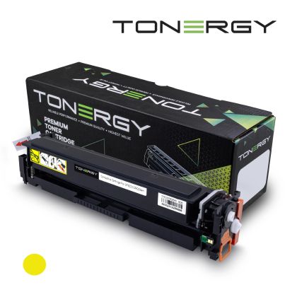 Tonergy Compatible Toner Cartridge HP 202X CF502X CANON CRG-054H Yellow, High Capacity 2.5K