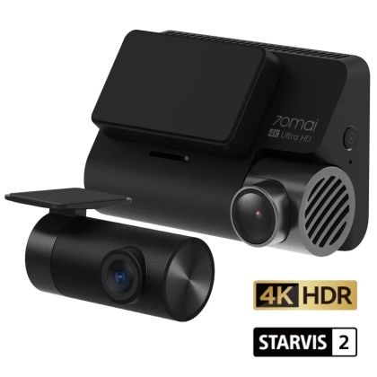 70mai Video recorder Dash Cam 4K HDR Set A810-2, Rear Cam inclus