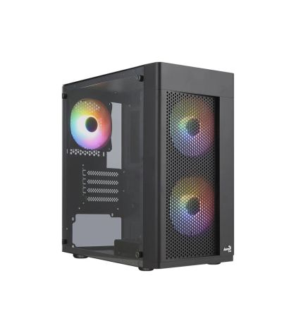 AeroCool Case mATX - Hexform-G-BK-v2 - 3 fans included