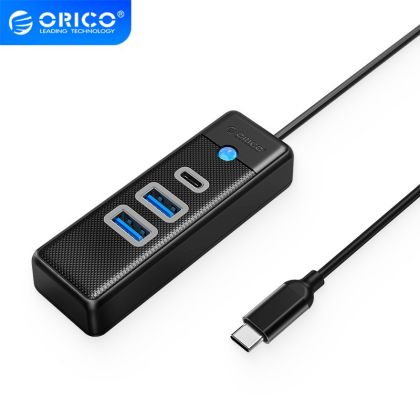 Orico hub HUB USB3.1 3 porturi - 2 x USB3.0, 1 x tip C, negru - PWC2U-C3-015-BK