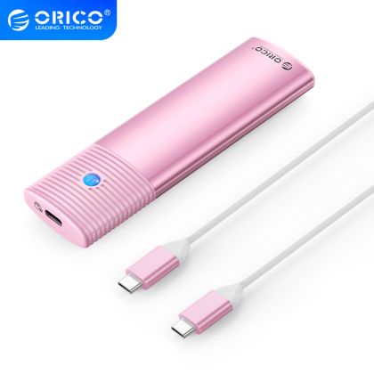 Cutie externa Orico pentru stocare pe disc - Carcasa - M.2 NVMe M/B key 10 Gbps Pink - PWM2-G2