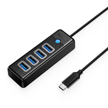 Hub Orico HUB USB3.1 Type-C 4 porturi - 4 x USB3.0 Negru - PW4U-C3-015-BK