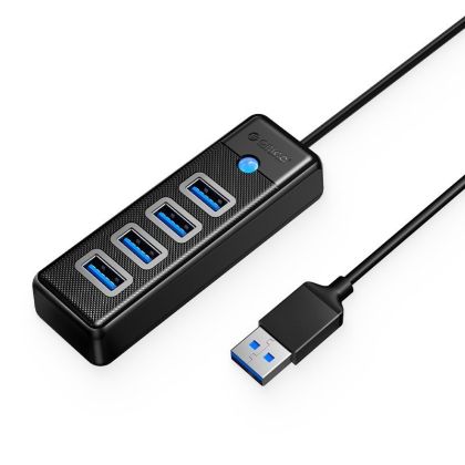 Orico хъб HUB USB3.0 4 port Black - PW4U-U3-015-BK