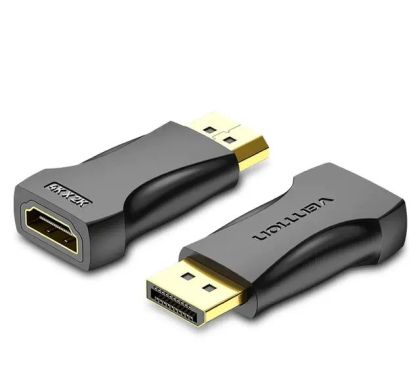 Adaptor Vention Adaptor DisplayPort M / HDMI F - 4K, Negru - HBPB0