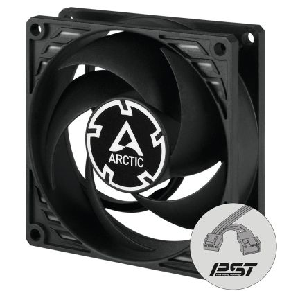 Arctic Fan 80mm P8 PWM PST - black/black - 200-3000rpm