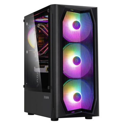 Carcasa computer Zalman Carcasa ATX - N4 - RGB, Sticla securizata