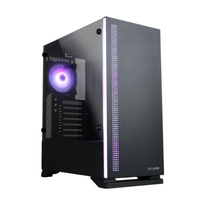 Cutie Zalman Case ATX - S5 Black RGB - ZM-S5-BK