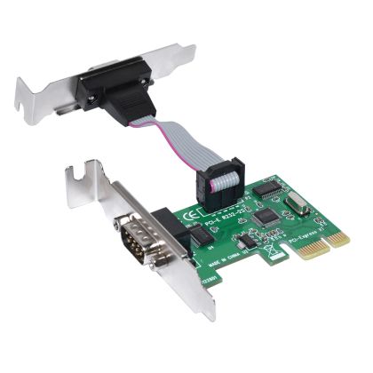 Placă Makki Low Profile Placă PCI-E Low Profile la 2 x porturi serial - MAKKI-PCIE-SERIAL-LP