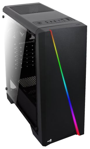 Cutie AeroCool Case ATX - Cylon BG - RGB, Sticla securizata - ACCM-PV10013.11