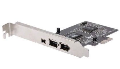 Placă Makki PCI-E la porturile Firewire 1394a (3+1).