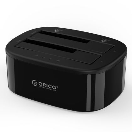 Orico Storage stație de andocare - HDD/SSD Dock - 2 BAY Clone 2.5/3.5 USB3.0 - 6228US3-C