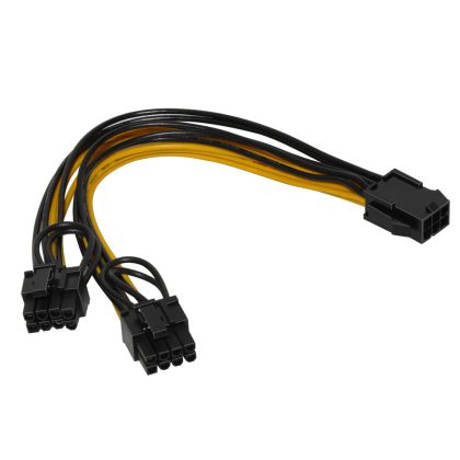 Splitter Makki Mining PCI-E 6pin -> 2x 8pin - MAKKI-CABLE-PCIE6-TO-2x8